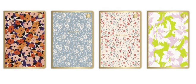 Zeszyt A5/60k kratka Metallic Floral Interdruk